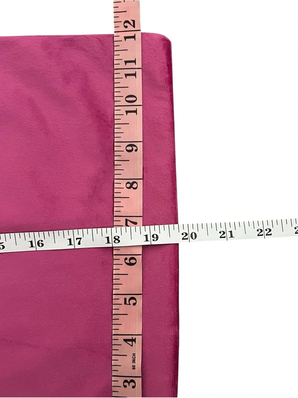 NWT! Hot Pink Velvet Throw Pillow Set of 2 Rectangular Covers